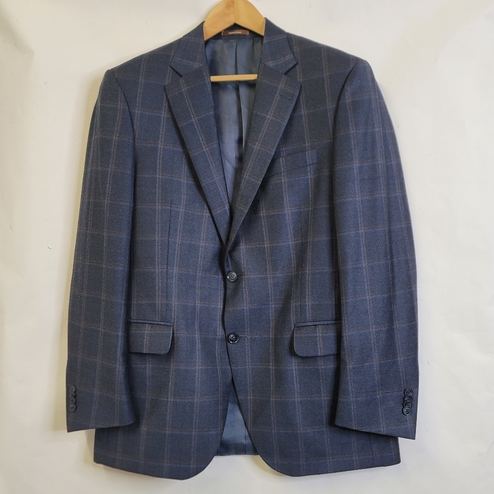 Peter Millar Plaid  Wool/ Cashmere Blazer